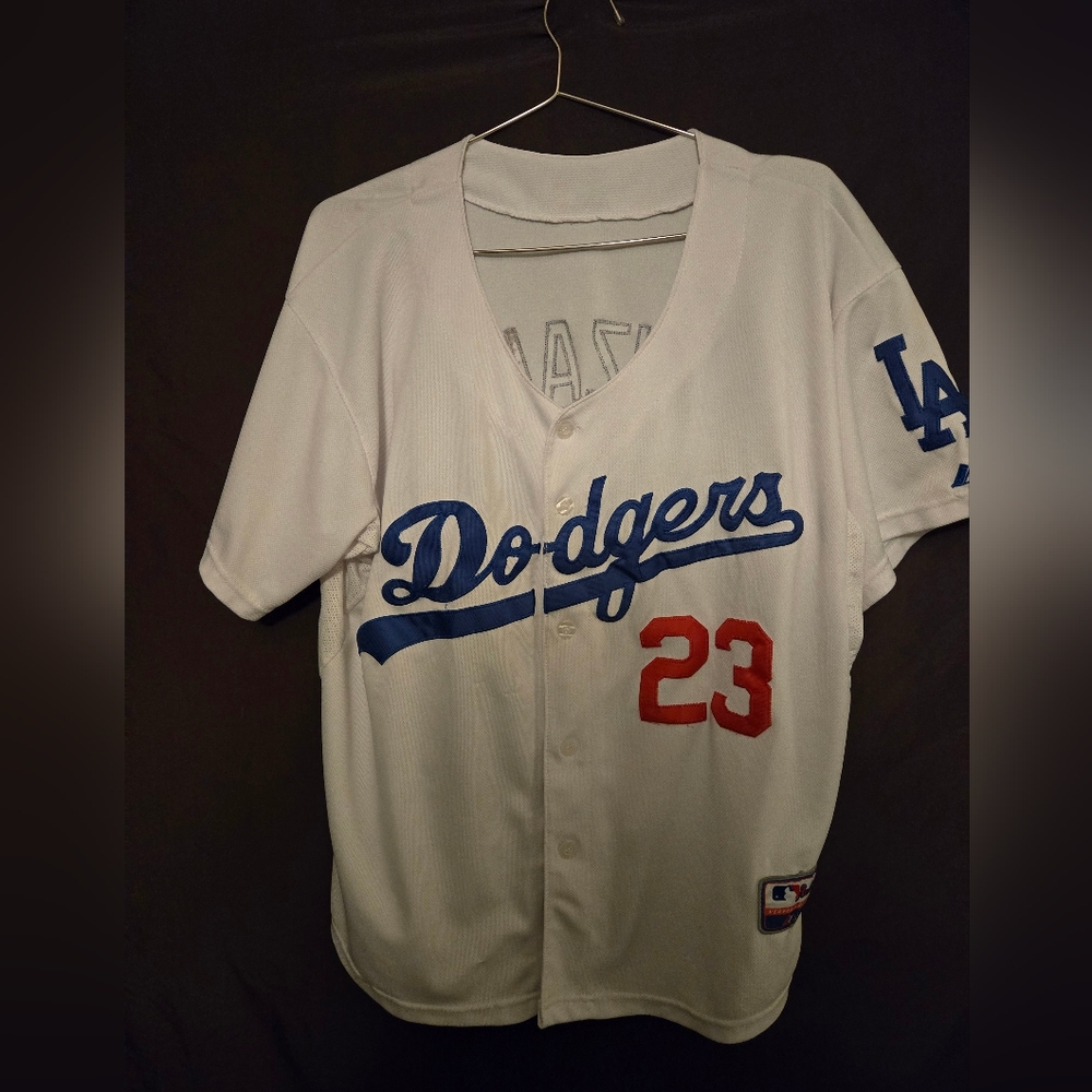 Dodgers Majestic Adrian Gonzalez #23 Baseball Jersey